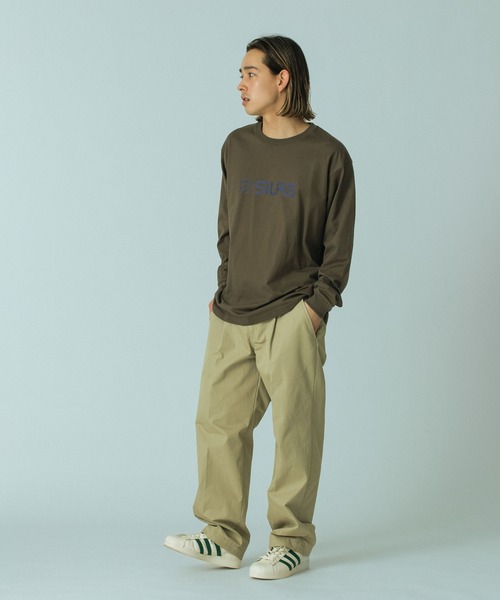 SILAS（サイラス）の「LOGO L/S TEE（Tシャツ/カットソー・メンズ・アッシュ/ブラック/ホワイト/ブラウン・M/L/XL）」の10枚目の写真