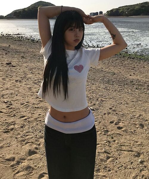 AMESWORLDWIDE(アメスワールドワイド)の「AMES HOTFIX CROP TEE WHITE(Tシャツ/カットソー・レディース・その他・FREE)」の14枚目の写真