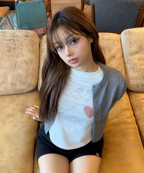 AMESWORLDWIDE(アメスワールドワイド)の「AMES HOTFIX CROP TEE WHITE(Tシャツ/カットソー・レディース・その他・FREE)」の3枚目の写真