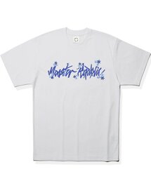 MONSTER REPUBLIC（モンスターリパブリック）の「ムーブメント ベーシック フラワーブルー Tシャツ ホワイト（Tシャツ/カットソー）」
