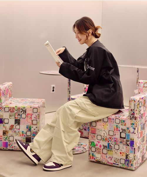 DOUBLE JD（ダブルジェイディー）の「サイセンツーピンタックカーゴストリングパンツ（ベージュ）（その他パンツ・レディース・その他・LARGE/MEDIUM）」の22枚目の写真