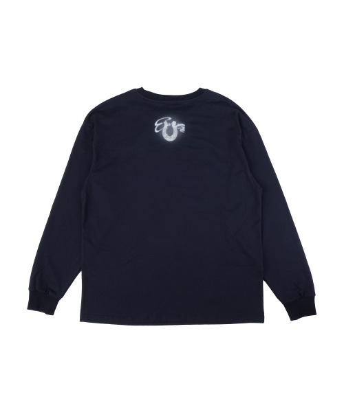 ERTR（イーアールティーアール）の「[ERTR x ニードル]コズミックホース L/S Tシャツ (ネイビー)（Tシャツ/カットソー・レディース・その他・MEDIUM/LARGE）」の4枚目の写真