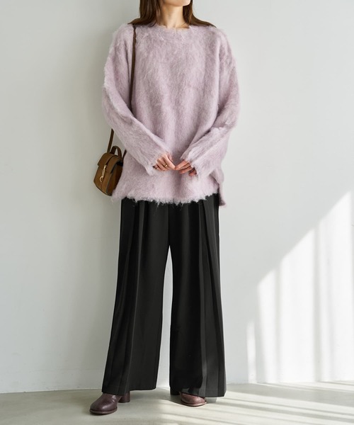 STYLE DELI（スタイルデリ）の「２タック幅広ブラックワイドパンツ（その他パンツ・レディース・ブラック・MEDIUM/SMALL/LARGE）」の13枚目の写真