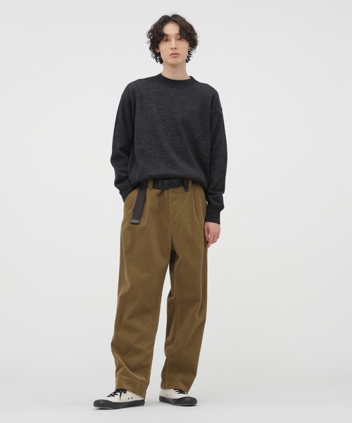 MHL.（エムエイチエル）の「ASH WOOL KNITWEAR（ニット/セーター・メンズ・グレー系その他4/グリーン系その他6・LARGE/MEDIUM）」の10枚目の写真