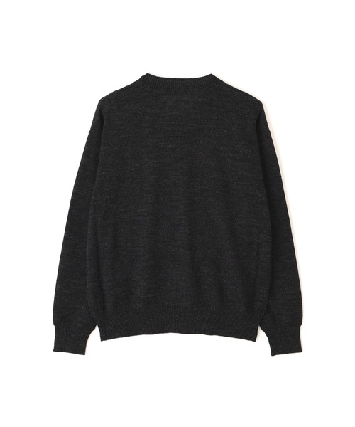 MHL.（エムエイチエル）の「ASH WOOL KNITWEAR（ニット/セーター・メンズ・グレー系その他4/グリーン系その他6・LARGE/MEDIUM）」の3枚目の写真