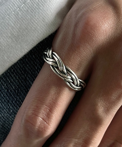 MAISON CLUB】Rope Design Silver925 Ring Silver925 / ロープデザイン 