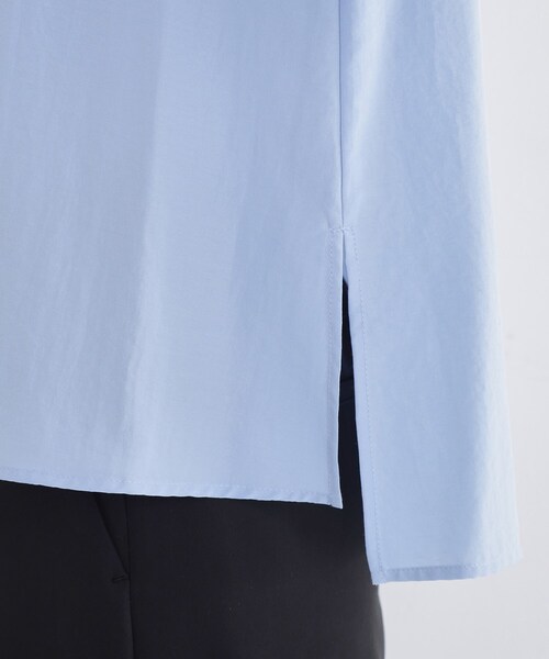THE SHOP TK （ザ ショップ ティーケー ）の「【通勤・セレモニー】ギャザーリボンタイブラウス（シャツ/ブラウス・レディース・アイボリー/ライトブルー・12/13）」の17枚目の写真
