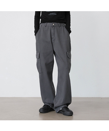GCLIP（ジクリップ）の「Cargo Pocket Loose Fit Straight Cotton Pants（その他パンツ・レディース）」