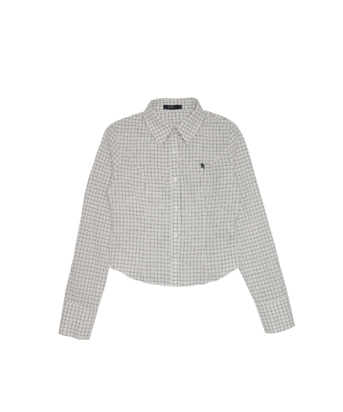 SYNERJYN(シナジン)の「FARMER CHECK SHIRT IVORY(シャツ/ブラウス・レディース・その他・SMALL/MEDIUM)」の1枚目の写真