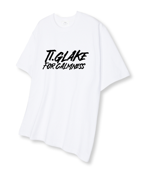 TI.GLAKE(ティーグレイク)の「フロントロゴオーバーサイズ半袖Tシャツホワイト(Tシャツ/カットソー・メンズ・その他・LARGE/X-LARGE/XX-LARGE)」の1枚目の写真