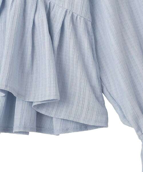 earth music&ecology（アースミュージックアンドエコロジー）の「【2026SS】ラッフルカラーカットブラウス（シャツ/ブラウス・レディース・アイボリー/サックスブルー/ブラック/ブラウン系その他4・FREE）」の17枚目の写真