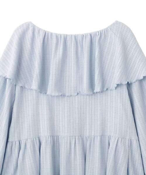 earth music&ecology（アースミュージックアンドエコロジー）の「【2026SS】ラッフルカラーカットブラウス（シャツ/ブラウス・レディース・アイボリー/サックスブルー/ブラック/ブラウン系その他4・FREE）」の18枚目の写真