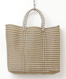 Moon Bird（ムーンバード）の「【Moon Bird/ムーンバード】手編みのメルカドバッグ（L）MBST25-12（かごバッグ）」