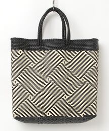 Moon Bird（ムーンバード）の「【Moon Bird/ムーンバード】手編みのメルカドバッグ（L）MBST25-12（かごバッグ）」