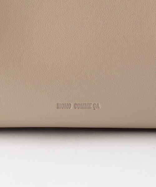 MONO　COMME CA（モノコムサ）の「リボンあおりトートバッグ（トートバッグ・レディース・ベージュ/ブラック/グレー・FREE）」の9枚目の写真