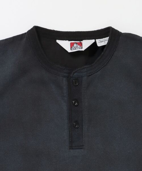 BEN DAVIS(ベンデイビス)の「【BEN DAVIS(ベンデイビス)】CLASSIC S/S HENLEY / Tシャツ ヘンリーネック 無地 シンプル ユニセックス 加工(Tシャツ/カットソー・メンズ・ブラック/ネイビー/ベージュ系その他3/ホワイト・LARGE/MEDIUM/X-LARGE)」の13枚目の写真