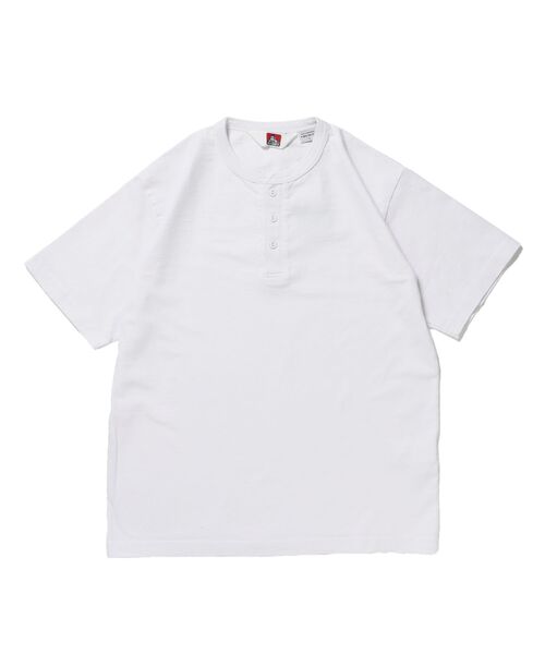 BEN DAVIS(ベンデイビス)の「【BEN DAVIS(ベンデイビス)】CLASSIC S/S HENLEY / Tシャツ ヘンリーネック 無地 シンプル ユニセックス 加工(Tシャツ/カットソー・メンズ・ブラック/ネイビー/ベージュ系その他3/ホワイト・LARGE/MEDIUM/X-LARGE)」の15枚目の写真