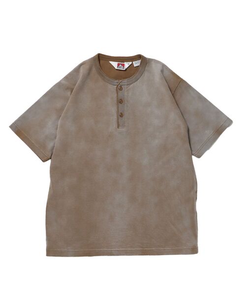 BEN DAVIS(ベンデイビス)の「【BEN DAVIS(ベンデイビス)】CLASSIC S/S HENLEY / Tシャツ ヘンリーネック 無地 シンプル ユニセックス 加工(Tシャツ/カットソー・メンズ・ブラック/ネイビー/ベージュ系その他3/ホワイト・LARGE/MEDIUM/X-LARGE)」の18枚目の写真