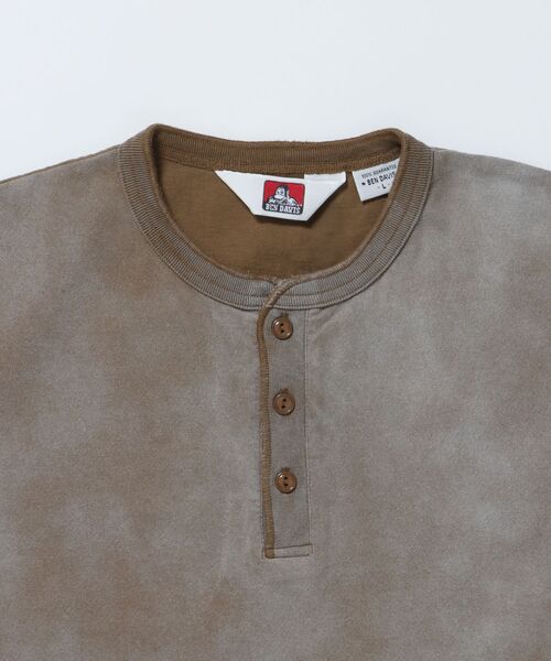BEN DAVIS(ベンデイビス)の「【BEN DAVIS(ベンデイビス)】CLASSIC S/S HENLEY / Tシャツ ヘンリーネック 無地 シンプル ユニセックス 加工(Tシャツ/カットソー・メンズ・ブラック/ネイビー/ベージュ系その他3/ホワイト・LARGE/MEDIUM/X-LARGE)」の19枚目の写真