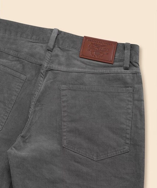 BROOKS BROTHERS(ブルックスブラザーズ)の「ストレッチコットン 15-Waleコーデュロイ 5ポケットパンツ Regular Fit(その他パンツ・メンズ・チャコールグレー/ブルー・31inch/32inch/34inch/30inch/33inch/35inch/37inch/38inch/36inch)」の4枚目の写真