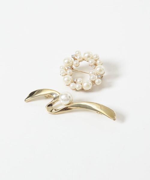 URBAN RESEARCH ROSSO WOMEN（アーバンリサーチ　ロッソ）の「『WEB限定』ブローチセットA（ブローチ/コサージュ・レディース・ゴールド系その他・-）」の4枚目の写真