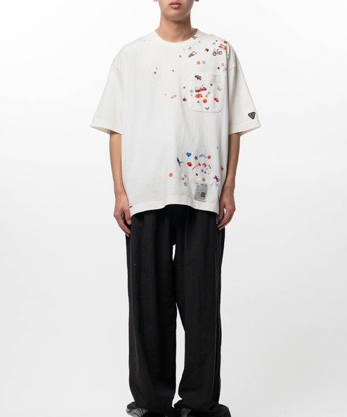 Maison MIHARA YASUHIRO(メゾンミハラヤスヒロ)の「Kids Sticker Printed T-shirt(Tシャツ/カットソー・メンズ・ホワイト/ブラック/グレー・44/46/48/50)」の15枚目の写真