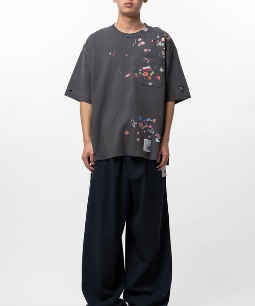 Maison MIHARA YASUHIRO(メゾンミハラヤスヒロ)の「Kids Sticker Printed T-shirt(Tシャツ/カットソー・メンズ・ホワイト/ブラック/グレー・44/46/48/50)」の17枚目の写真