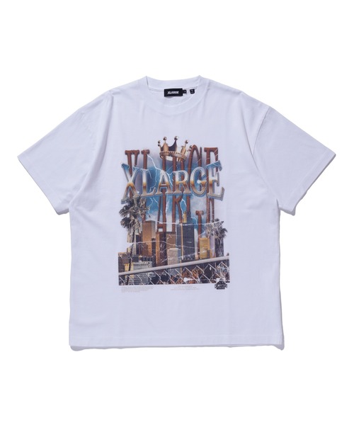 XLARGE(エクストララージ)の「CITYSCAPE S/S TEE(Tシャツ/カットソー・メンズ・ブラック/ネイビー/ホワイト・XL/L/M/S)」の2枚目の写真