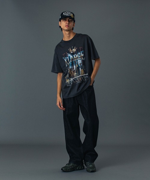 XLARGE(エクストララージ)の「CITYSCAPE S/S TEE(Tシャツ/カットソー・メンズ・ブラック/ネイビー/ホワイト・XL/L/M/S)」の10枚目の写真
