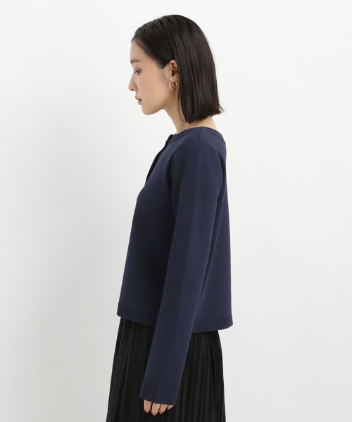 Andemiu（アンデミュウ）の「2WAYニットセットアップ638450（ワンピース・レディース・ネイビー/グリーン・FREE）」の9枚目の写真