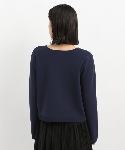 Andemiu（アンデミュウ）の「2WAYニットセットアップ638450（ワンピース・レディース・ネイビー/グリーン・FREE）」の10枚目の写真