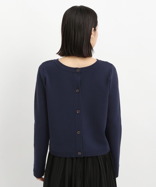 Andemiu（アンデミュウ）の「2WAYニットセットアップ638450（ワンピース・レディース・ネイビー/グリーン・FREE）」の12枚目の写真