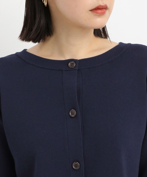 Andemiu（アンデミュウ）の「2WAYニットセットアップ638450（ワンピース・レディース・ネイビー/グリーン・FREE）」の13枚目の写真