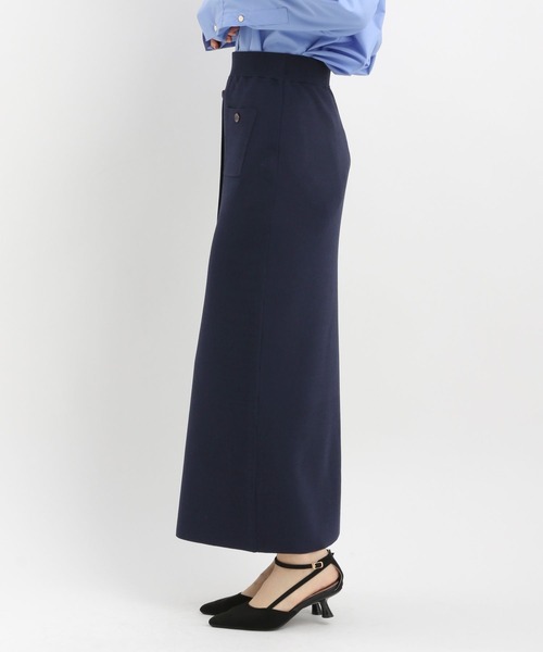 Andemiu（アンデミュウ）の「2WAYニットセットアップ638450（ワンピース・レディース・ネイビー/グリーン・FREE）」の18枚目の写真