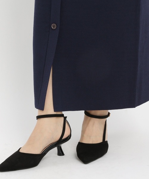 Andemiu（アンデミュウ）の「2WAYニットセットアップ638450（ワンピース・レディース・ネイビー/グリーン・FREE）」の21枚目の写真