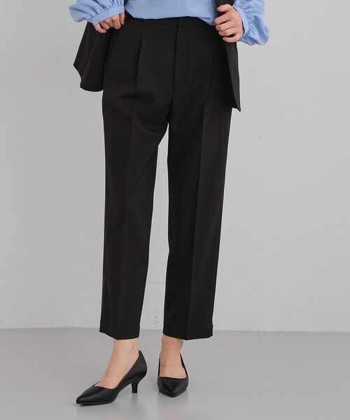 THE SHOP TK (ザ ショップ ティーケー )の「【通勤にもデイリーにも】CAVIAN ベーシックテーパードパンツ/セットアップ可(その他パンツ・レディース・ブラック/グレー/ライトベージュ/ネイビー系3・11/12/13/14)」の2枚目の写真
