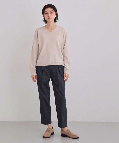 THE SHOP TK (ザ ショップ ティーケー )の「【通勤にもデイリーにも】CAVIAN ベーシックテーパードパンツ/セットアップ可(その他パンツ・レディース・ブラック/グレー/ライトベージュ/ネイビー系3・11/12/13/14)」の16枚目の写真
