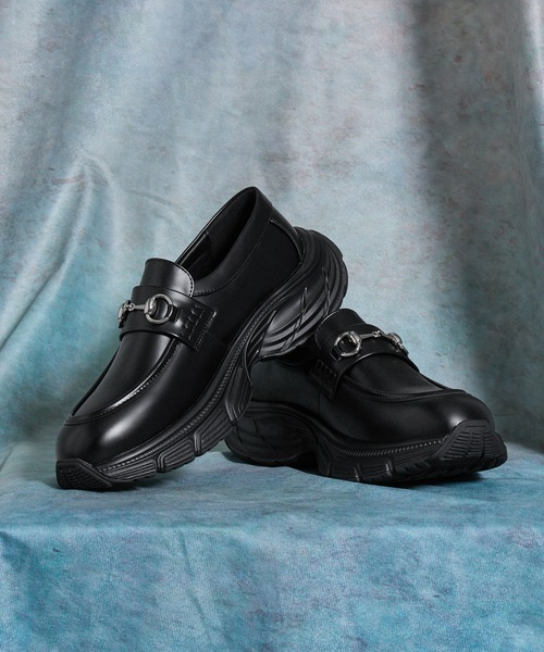 SERACE】High sole bit sneaker loafers / ハイソールビットスニーカー