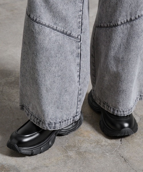 SERACE(セラス)の「【SERACE】High sole bit sneaker loafers / ハイソールビットスニーカーローファー(ローファー・メンズ・ブラック・M/S/L)」の5枚目の写真