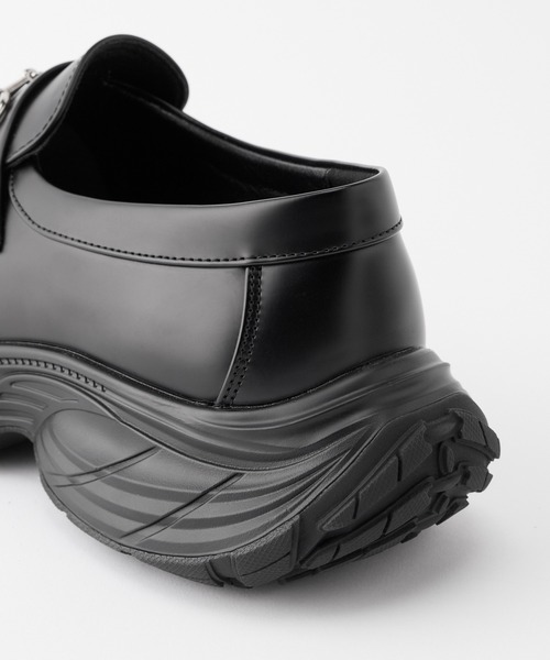 SERACE(セラス)の「【SERACE】High sole bit sneaker loafers / ハイソールビットスニーカーローファー(ローファー・メンズ・ブラック・M/S/L)」の2枚目の写真