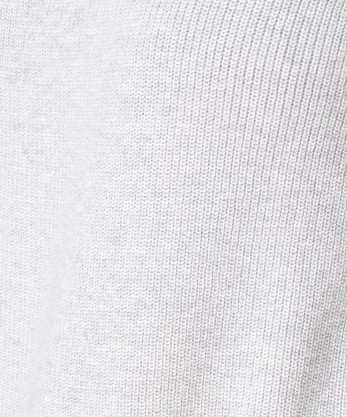 BEAUTY&YOUTH UNITED ARROWS（ビューティーアンドユースユナイテッドアローズ）の「BY コットンカシミヤブレンド畦Vネックニット◆（ニット/セーター・レディース・オフホワイト/グレー/ライトブルー・FREE）」の10枚目の写真