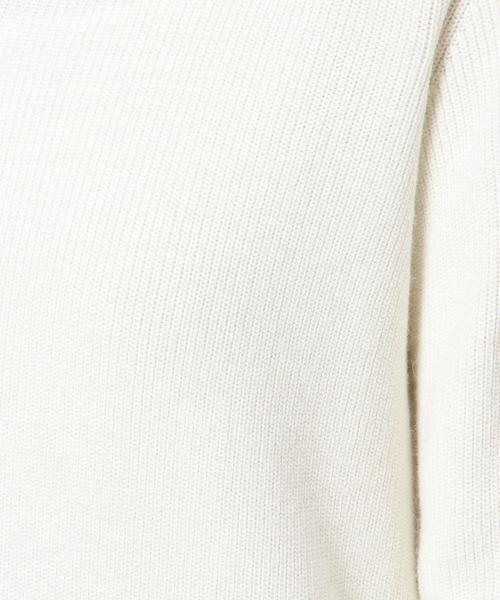 BEAUTY&YOUTH UNITED ARROWS（ビューティーアンドユースユナイテッドアローズ）の「BY コットンカシミヤブレンド畦Vネックニット◆（ニット/セーター・レディース・オフホワイト/グレー/ライトブルー・FREE）」の12枚目の写真