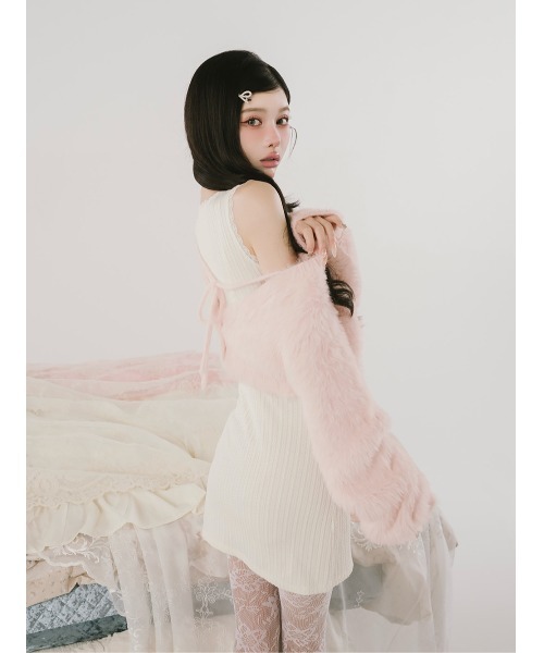 ケーブルニットソーセットミニワンピース（ワンピース）｜Darich