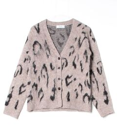 WEB限定】ブラッシュレオパードカーディガン（カーディガン/ボレロ