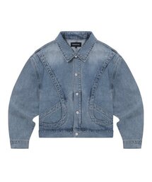 WOOALONG（ウアロン）の「Washing curve pocket denim jacket - LIGHT INDIGO（デニムジャケット）」
