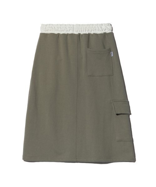 PIECEMAKER(ピースメーカー)の「OFFICIAL CARGO MIDI SKIRT (OLIVE)(スカート・レディース・その他・FREE)」の4枚目の写真