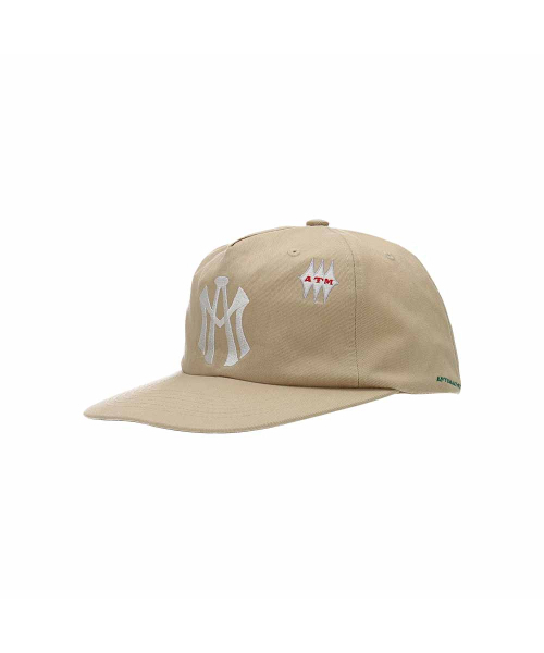 セール】ATM LOGO BALL CAP BEIGE（キャップ）｜AFTERMATH（アフター