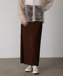 shetila（シェティラ）の「360度キレイ見えが叶う、大人のランダムプリーツスカート（スカート）」