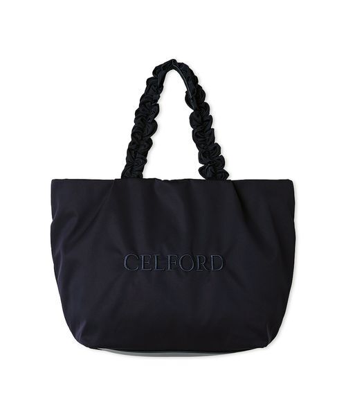 CELFORD(セルフォード)の「【プリュム】フリルラメ刺繍トートバッグ(wide)(トートバッグ・レディース・アイボリー/ネイビー/ライトピンク/ブラック・F)」の4枚目の写真
