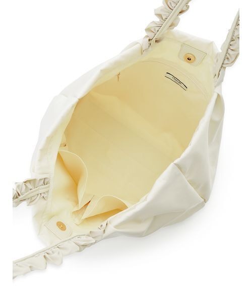 CELFORD(セルフォード)の「【プリュム】フリルラメ刺繍トートバッグ(wide)(トートバッグ・レディース・アイボリー/ネイビー/ライトピンク/ブラック・F)」の11枚目の写真